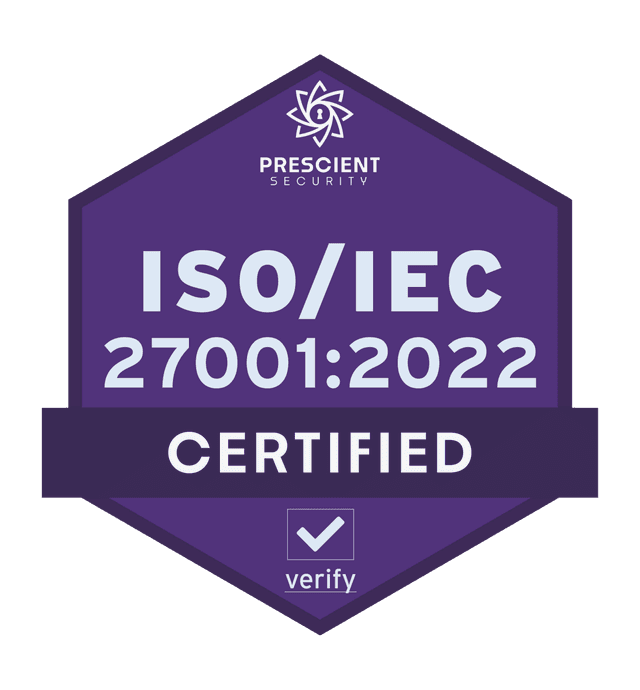 ISO 27001:2022 Certified