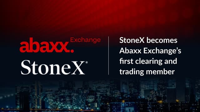 StoneX Becomes Abaxx Exchange’s First Clearing and Trading Member to Expand Market Offering