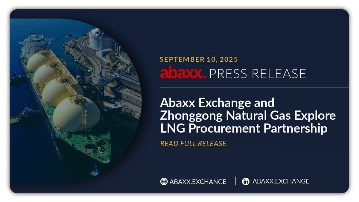 Abaxx Exchange and Zhonggong Natural Gas Explore LNG Procurement Partnership